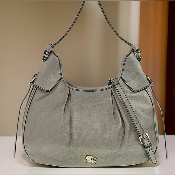 Burberry Silver Gold Metallic Prorsum Bag Mixed Metal Woven Chain Crossbody Bag - Picture 1 of 17